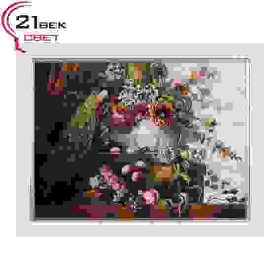 АКЦИЯ! Картина из гобелена &quot;Павлин и ваза с цветами&quot; (45х62) H069-30х40