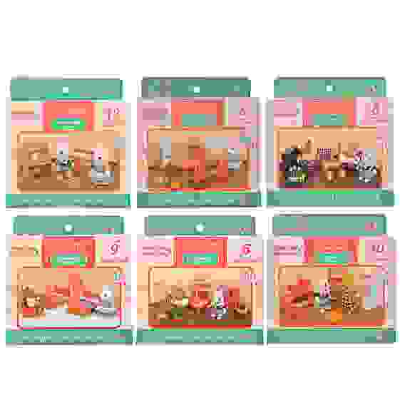 Набор аксессуаров для питомцев "Счастливая семья",ABS,металл,полиэстер,10,3х12х8см, 6-8 диз ИГРОЛЕНД