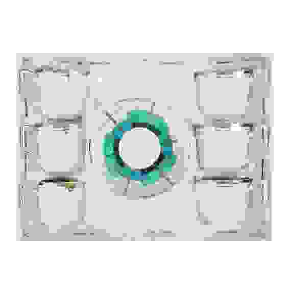 Набор чайный 12 пр., 260мл, костяной фарфор MILLIMI Изумруд