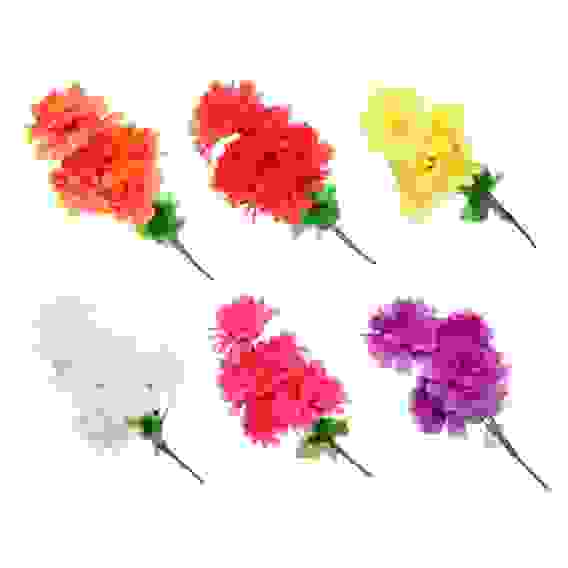 Цветок искусственный букет нарциссов, 30-35 см, пластик, 6 цветов