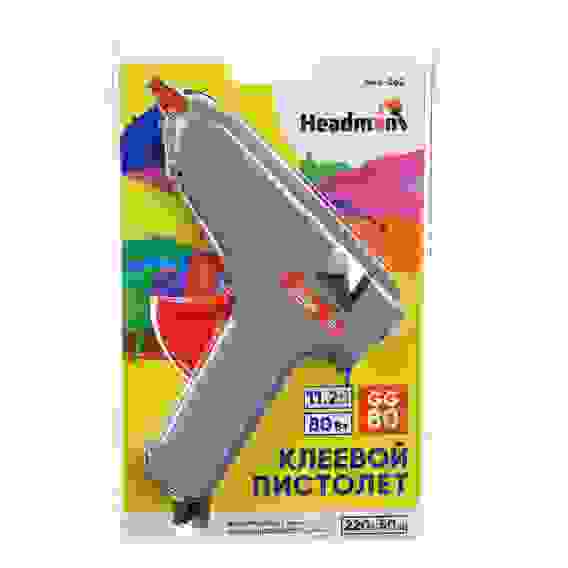 Пистолет клеевой электр. GG-80, 80Вт.нагрев 3-5 мин, 9 гр/мин, +2 стержня 11мм РОКОТ