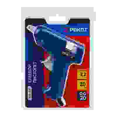 Пистолет клеевой электр. GG-20, 20Вт.нагрев 3-5 мин, 6 гр/мин, +2 стержня 7мм HEADMAN