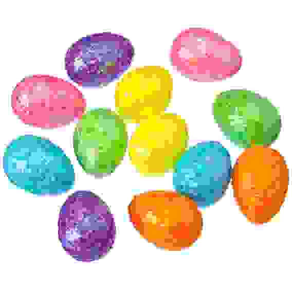 Декор пасхальный, набор 12 шт, пластик, полиэстер, 12-16см, арт.1610-03