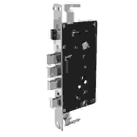 Замок врезной для кит.дв. овал.ригель лев.