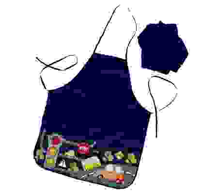 Фартук MINI Hatber с двумя карманами 49х39см -АВТО- в индив.упак.