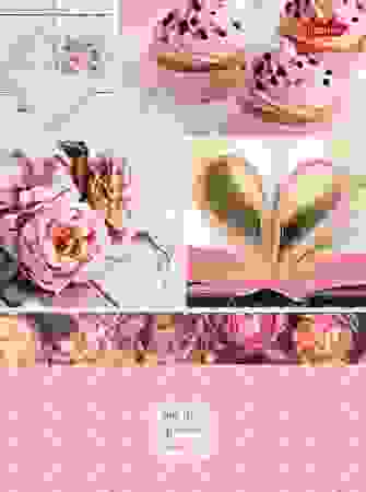 Бизнес-блокнот 80л А5ф 5-цв. блок клетка тв.переплет -love in your heart-