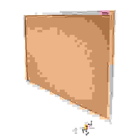 Доска Пробковая 45х60см Hatber кнопки в комплекте, деревянная рама