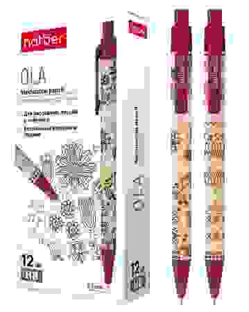 Карандаш механический Hatber 0,5мм Ola Ассорти 12шт. в картонной коробке