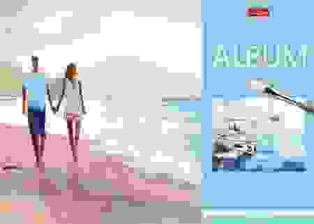 Альбом для рисования 24л А4ф 100г/кв.м жесткая подложка Рисуем