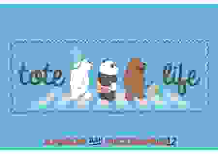 АЛЬБОМ для рисования 12л А4ф на скобе серия -Вся правда о медведях- (We Bare Bears)