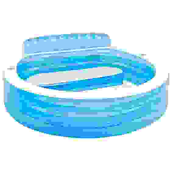 Бассейн надувной Swim centre 224x216x76см, 590л, с подголовн, диваном и подстаканниками, 57190 INTEX