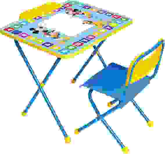 Детский комплект Disney1 Микки Маус и друзья (стол 500+пен+стул пл) до 3 лет