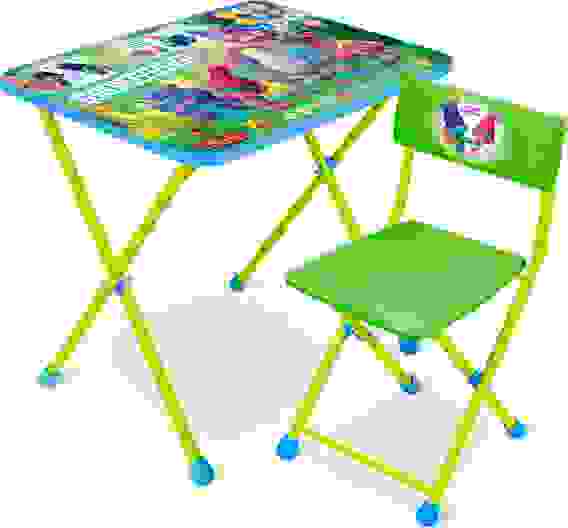 Детский комплект Dreamworks Trolls зеленый (стул мойка) Т-2