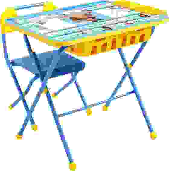 Детский комплект Азбука2: Маша и Медведь КАУП/2 (стол+бол.пенал+стул пл.)