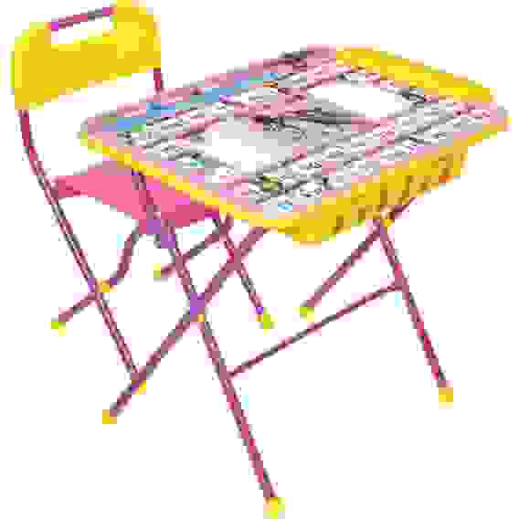 Детский комплект Азбука3: Маша и Медведь КПУ2П/3 (стол+бол.пенал+стул пл.) до 7л