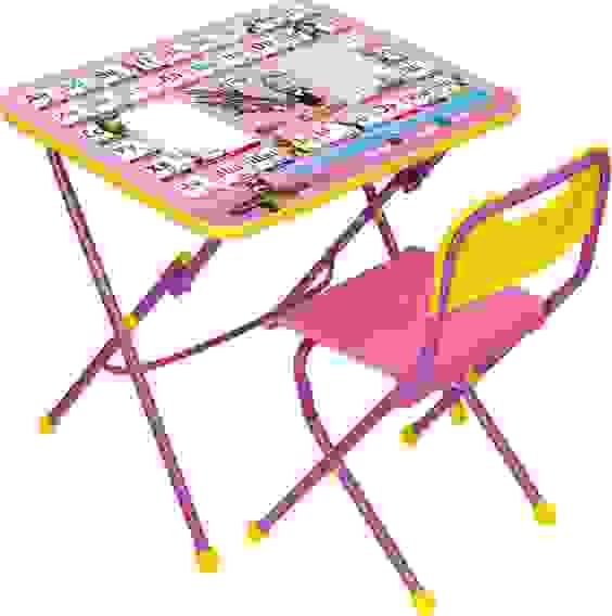 Детский комплект Азбука3: Маша и медведь КПУ1/3 (стол+стул пл.) до 7л