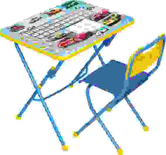 Детский комплект Никки Большие гонки (стол+стул пл) КПУ1/15