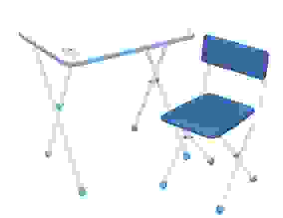 Набор детской складной мебели \"Умка фантазер\" (НДУ1/Г голубой)