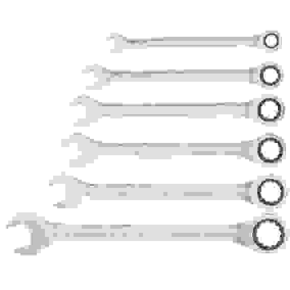 Набор ключей комбинированных, трещеточных 6 шт.// Matrix