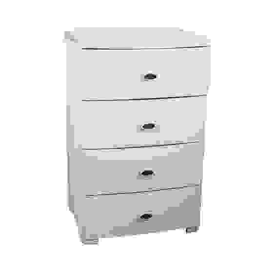 Комод "Плетенка" 4-х секцион. широкий (сл.кость) (555х445х875мм)