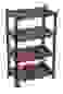 Этажерка д/обуви 830х510х350мм 4-х секцион. (венге)