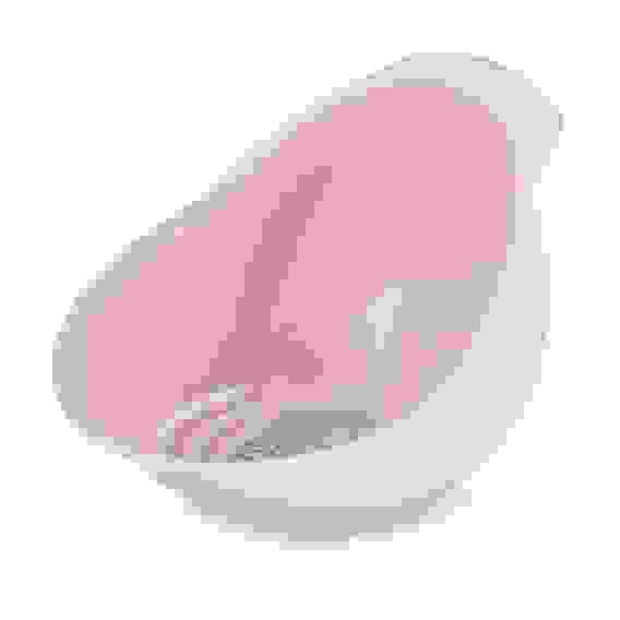 Дуршлаг для промывания крупы (розовый)