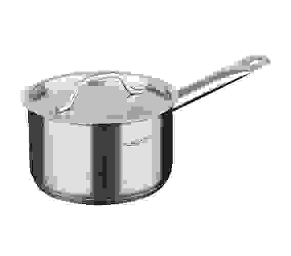 Сотейник 1,8л с/кр [ОБЩЕПИТ-ШЕФ] 16*10см ТРС с одной ручкой