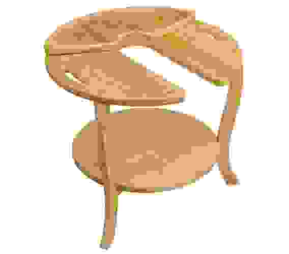 АКЦИЯ! Столик-поднос д/кальяна бамбук 38*35см