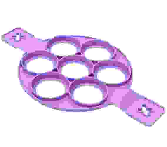 Форма для выпечки 23,4*39,5*1,5см для оладий/яичницы/котлет 7 ОЛАДИЙ №1