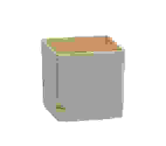 Кашпо 0,53л Д9,5*9,5см с под [MINI] БЕЖЕВЫЙ