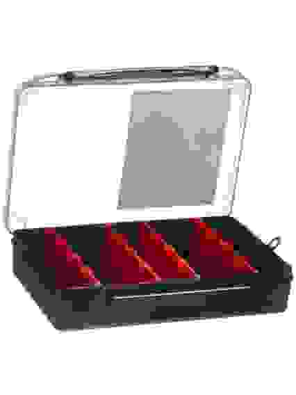 Контейнер д/хранения 1,0л 210*156*42мм [РЫБАЛКА] КРАСНЫЙ /вывод