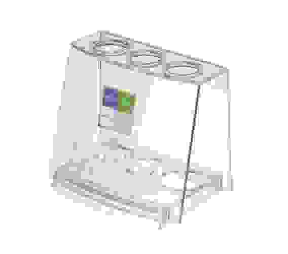 Подставка д/зубных щеток ПРОЗРАЧНЫЙ