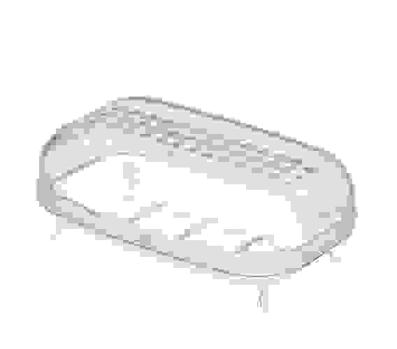 Мыльница с крышкой 126*81*48мм ПРОЗРАЧНЫЙ