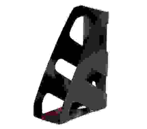 Лоток д/бумаг 197*85*280мм А4 вертикальный КОРИЧНЕВЫЙ