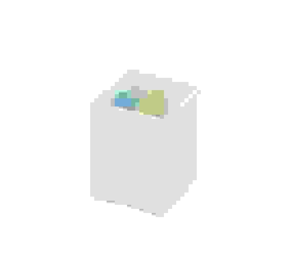 Органайзер для мелочей 75*75*104мм БЕЛЫЙ /вывод