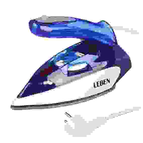 Утюг дорожный со складной ручкой, 1000 Вт, керамика LEBEN