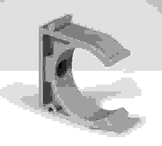 Крепление для трубы ф20 мм (350/3500) серое