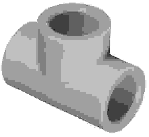 Тройник PPRC ф 32 (25/200) серый