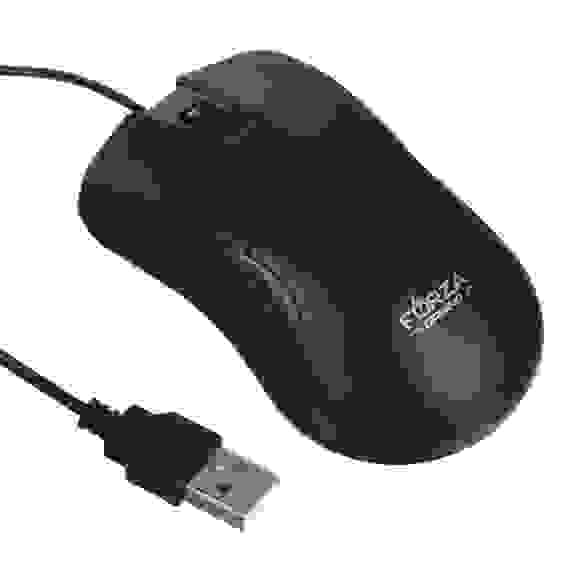 Компьютерная мышь проводная Стандарт, 125см FORZA (гарантия 2недели)