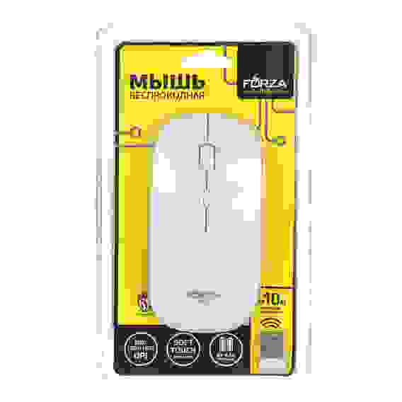 Компьютерная мышь беспроводная, тонкая, 2 цвета FORZA (гарантия 2недели)