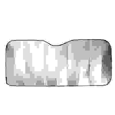 Шторка солнцезащитная на лобовое стекло, 130х60см, серебристая, 110035L NG