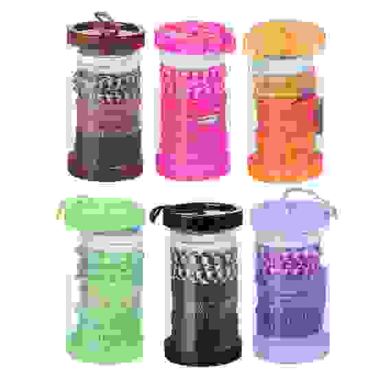 Набор резинок для волос 10шт в тубе, полиэстер, 4см. 6 цветов BERIOTTI