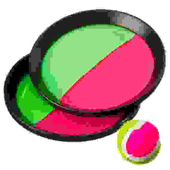 Набор поймай мяч, детский (2 тарелки-липучки, мяч), пластик SILAPRO