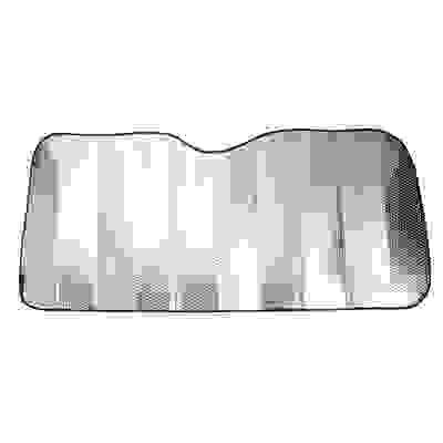 Шторка солнцезащитная на лобовое стекло, 145x70см, серебристая, 110035S NG