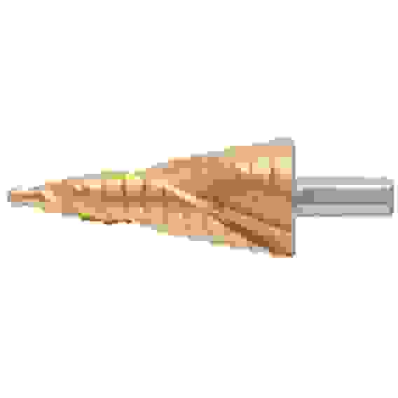 Сверло ступенчатое,6-8-10-12-14-16-18-20-22-24-26-28-30 мм,HSS,спирал.проф.,трехгр.хвост.// Matrix