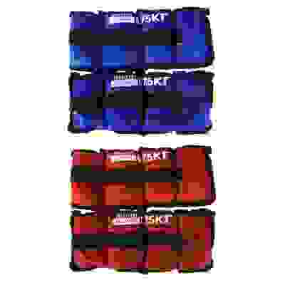 Набор утяжелителей для рук и ног текстильный, вес 1,5 кг(+-90гр), 2шт х 0,75кг, 2 цвета SILAPRO