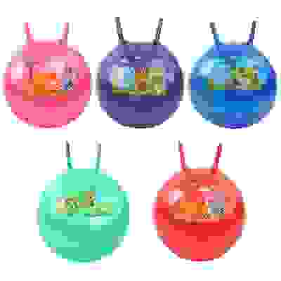 Мяч-попрыгун с ручками, ПВХ, 50см, 400гр, 6 цветов SILAPRO