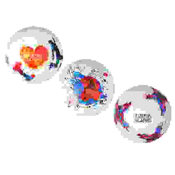 Мяч футбольный, 4сл, р.5 22см, PU 4,2мм, сшитый, 3 дизайна, 420гр (10%) SILAPRO