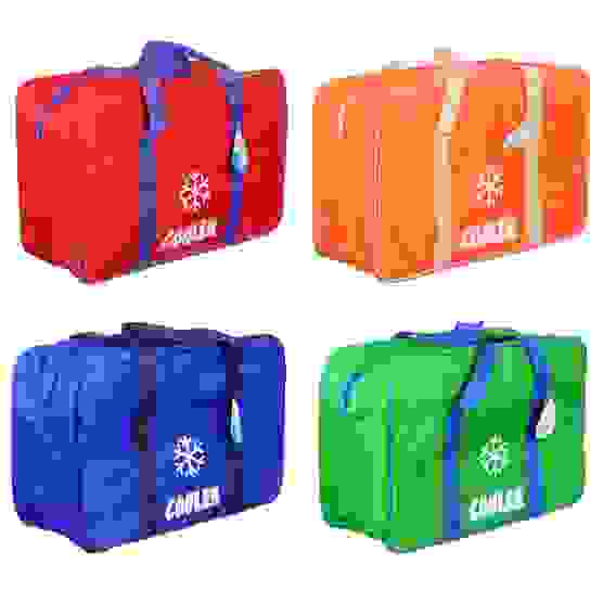 Термосумка, 20л, 420D оксфорд, пенополиэтилен, ПЕВА, 41х17х28см, 4 цвета ЯРКОЕ ЛЕТО