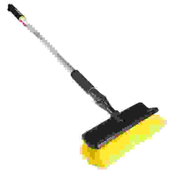 Щетка для мытья автомобиля телескопическая с краником под воду, 107-168см NG